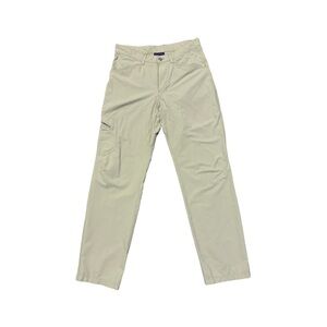 Patagonia men’s quandary hiking pant light khaki size 32 regular side zip pocket